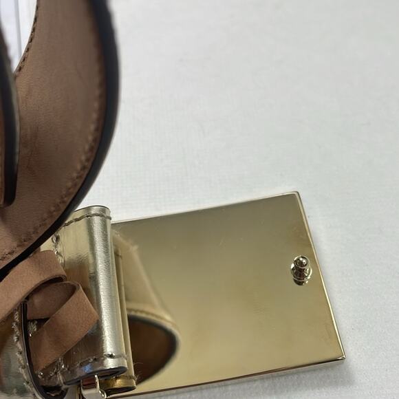 Authentic GUCCI brushed gold leather belt with box and COA size 80/32 - Picture 6 of 10